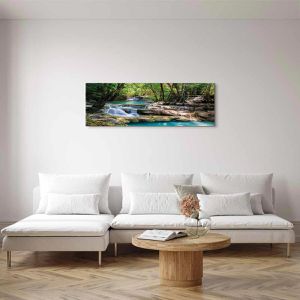 Produktbild für Wandbild Artgeist Wasserfall im Wald