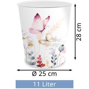 Produktbild für Papierkorb itenga 33106025, Schmetterling