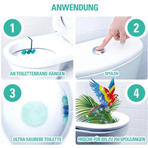 Produktbild für WC-Duftspüler Cillit-Bang 6 in 1, Tropical Lagune