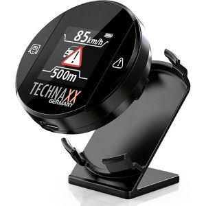 Blitzerwarner Technaxx Secure Drive PRO TX388, Akku & Display