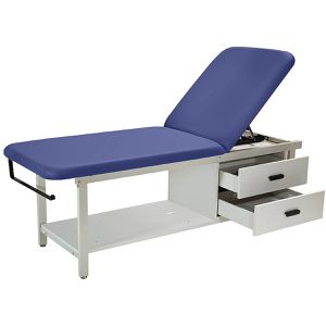 Produktbild für Behandlungsliege Teqler T146562, aus Metall, dunkelblau