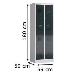 Produktbild für Spind ClassiX X-520228, anthrazit
