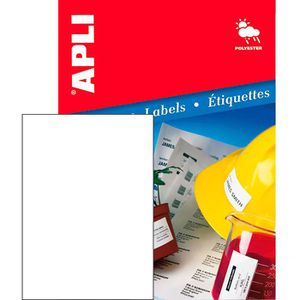 Folienetiketten APLI 1228, weiß matt