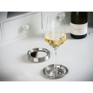 Produktbild für Untersetzer APS 35711, rund, Rand eingerollt