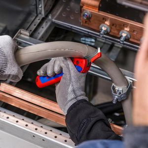 Produktbild für Abmantelungsmesser Knipex 16 50 145 SB