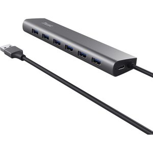 Produktbild für USB-Hub Trust Halyx 24967, silber