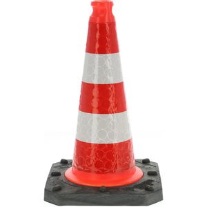 Leitkegel UvV Bigfoot UVLK5505 rot/weiß, Höhe 50cm