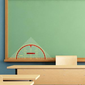 Produktbild für Tafelzeichengerät Geoliner 295, Geodreieck