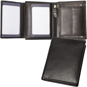 Portemonnaie Alassio 42245, schwarz, aus Echt Leder