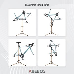 Produktbild für Fahrrad-Montageständer Arebos AR-HE-FMS2C, E-Bike