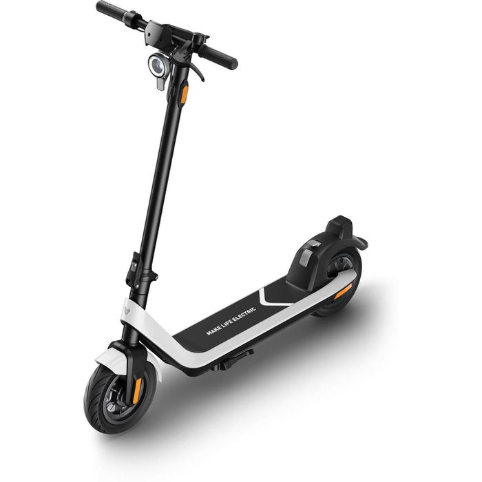 NIU E-Scooter KQi Reichweite 40km Pro, 20km/h, AG weiß, Böttcher – 100kg, Traglast Straßenzulassung