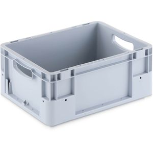 Produktbild für Eurobox Alpha-Paletten Silverline, grau, 15 Liter