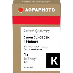Produktbild für Tinte AgfaPhoto für Canon CLI-526BK