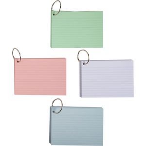 Produktbild für Karteikarten Exacompta Flashcards, 10340e, A6