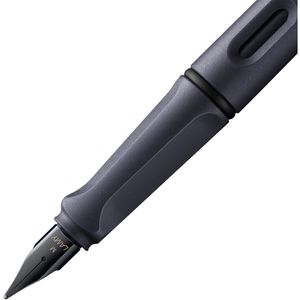 Produktbild für Füller Lamy safari 0E2 steel black, Feder M