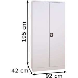 Produktbild für Aktenschrank G-Office FLC/FP.19, aus Metall, zerlegt