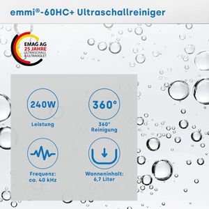 Produktbild für Ultraschallreinigungsgerät Emag Emmi 60 HC Plus