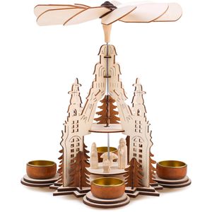 Produktbild für Weihnachtspyramide BRUBAKER Kathedrale