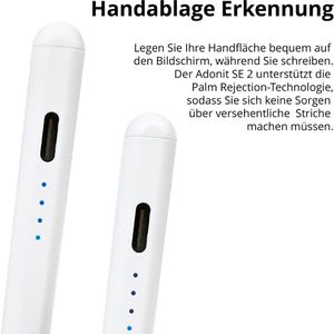 Produktbild für Eingabestift Adonit SE 2 Stylus ADSE2W, weiß