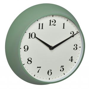 Produktbild für Wanduhr TFA 60.3540.04, Metall, analog, Funkuhr