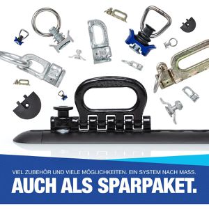 Produktbild für Airlineschiene NTG Standard, Set, zum Schrauben, 4 Stück