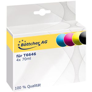 Produktbild für Tinte Böttcher-AG für Epson C13T664640 Multipack