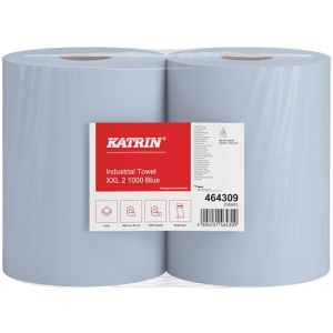 Putztuchrolle Katrin Basic XXL, 464309, aus Zellstoff, blau