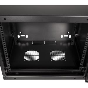Produktbild für Netzwerkschrank LogiLink Single Section, W06F64B, 19 Zoll