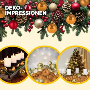 Produktbild für Weihnachtskugeln Deuba 102109, kupfer