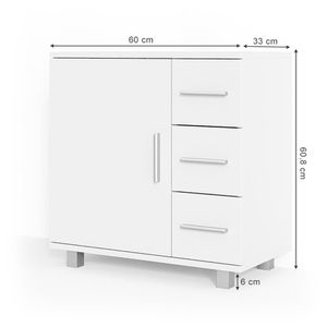 Produktbild für Waschbeckenunterschrank Vicco Ilias, stehend