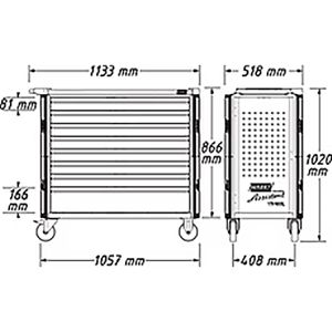 Produktbild für Werkzeugwagen Hazet Assistent 179NXXL-7/352