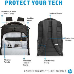 Produktbild für Laptop-Rucksack HP Renew Business, 3E2U5UT schwarz