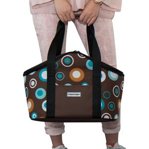 Produktbild für Kühltasche anndora TW-18147-169, braun, faltbar