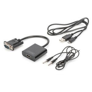Produktbild für HDMI-Adapter Digitus VGA - HDMI Konverter, DA-70473