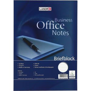 Produktbild für Briefblock Landre 100050263 Office, A4
