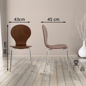 Produktbild für Besucherstuhl CLP Diego, 10529003, stapelbar