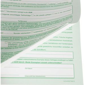 Produktbild für Arbeitsvertrag RNK 542, A4