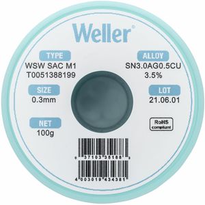 Produktbild für Lötzinn Weller T0051388199, Flussmittel, bleifrei