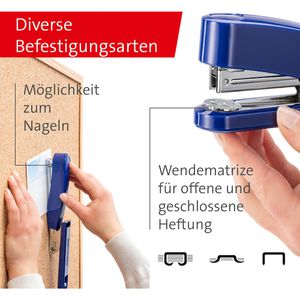 Produktbild für Heftgerät Novus B2, 020-1260, inkl. 200 Heftklammern