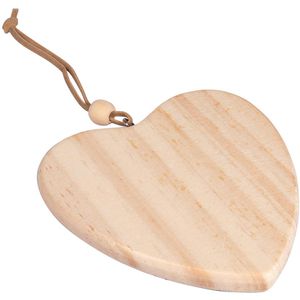 Produktbild für Hängeetiketten Rayher Holzanhänger, in Herzform, Ø 10 cm