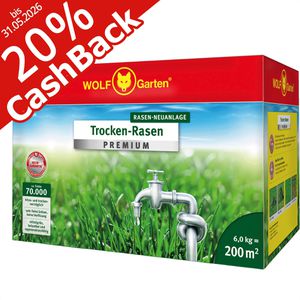 Rasensamen Wolf-Garten L-TP 200 Trocken-Rasen