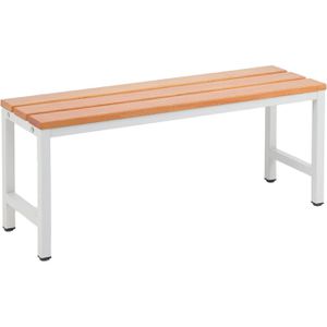 Umkleidebank SZ-Metall 55103, Sitzfläche Holz, 100 cm
