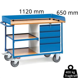 Produktbild für Werkstattwagen Fetra 2437, Tragkraft 400 kg