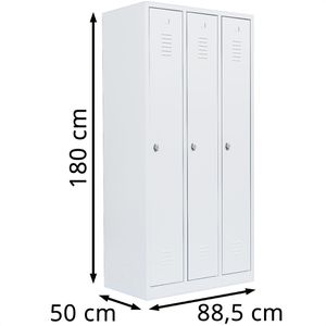 Produktbild für Spind Lüllmann 510137, weiß