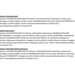 Produktbild für Minischokolade Kinder Weihnachtsteller Mix