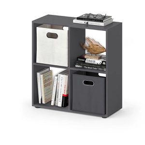 Produktbild für Bücherregal Vicco Tetra, grau