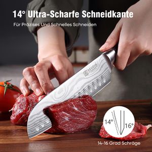 Produktbild für Santokumesser Paudin Universal Classic N5