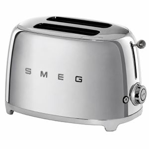 Toaster Smeg TSF01SSEU 50er Retro Style, mit 6 Röststufen