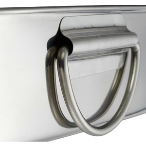 Produktbild für Auflaufform Relaxdays 10024735, Set, silber, aus Edelstahl