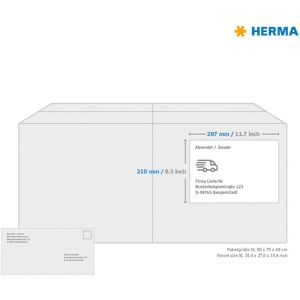 Produktbild für Universaletiketten Herma 10708, Special Recycling